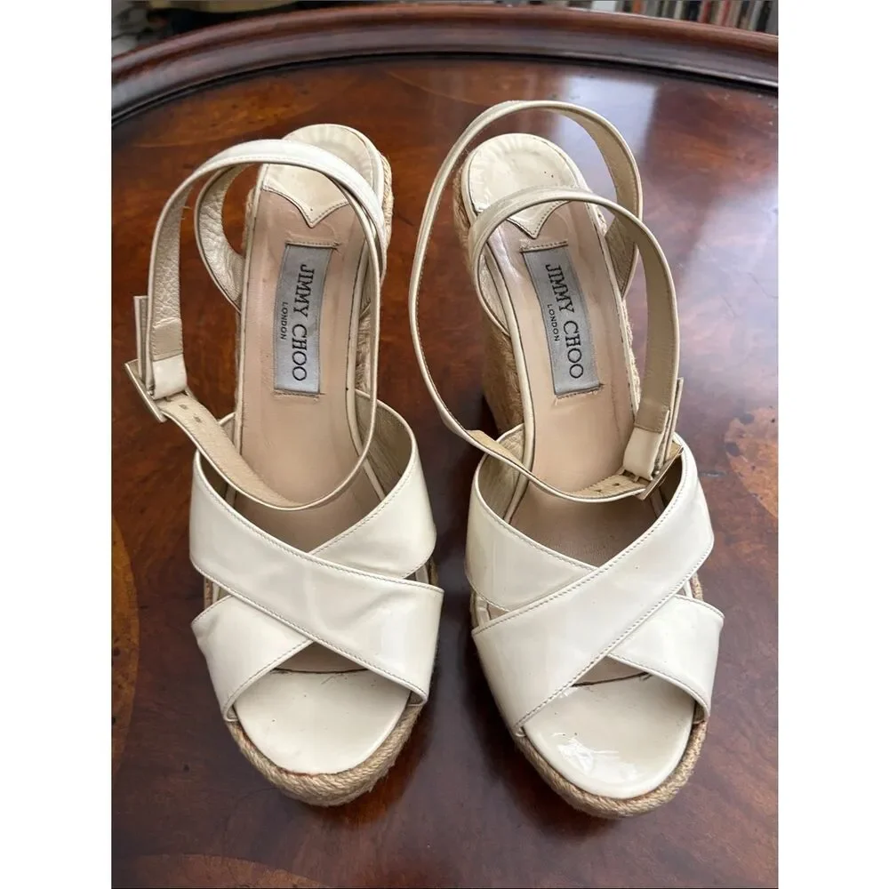 Jimmy Choo Phoenix platform espadrilles